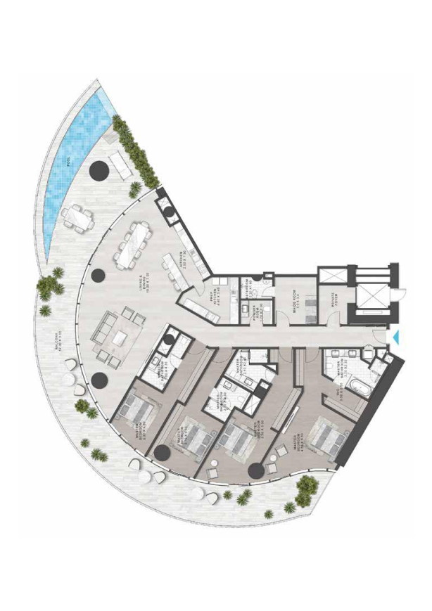 4 Bedroom Unit